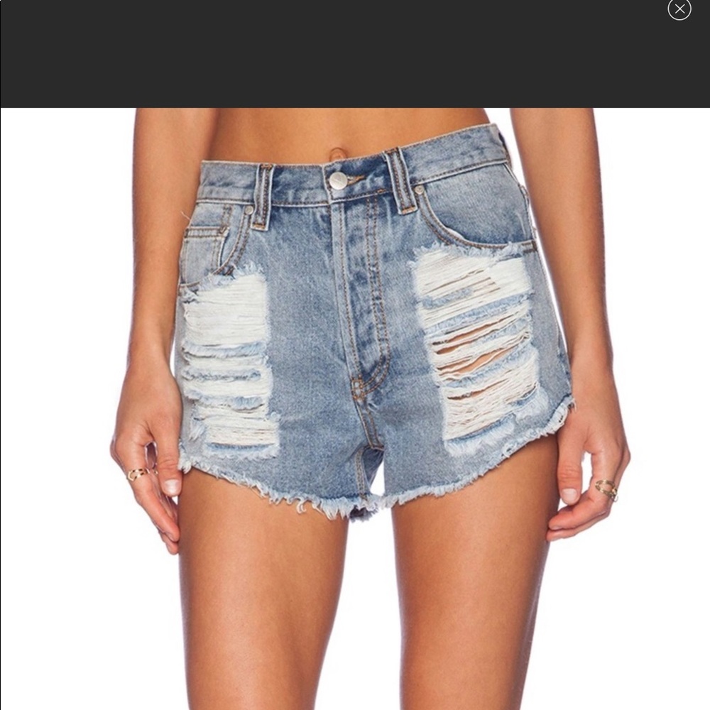 Nasty Gal MinkPink Slasher Flick Cutoff Short